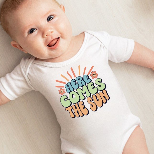 Here comes the sun Baby Shower  Bodysuit (Creator Uploaded)