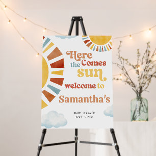 Here Comes the Sun Baby Shower Foam Board