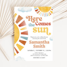 Here Comes the Sun Baby Shower