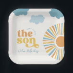 Here Comes The Sun Baby Shower Plates<br><div class="desc">Here Comes The Sun Baby Shower Paper Plates.
Ready to be personalized by you!</div>