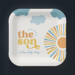 Here Comes The Sun Baby Shower Plates<br><div class="desc">Here Comes The Sun Baby Shower Paper Plates.
Ready to be personalized by you!</div>
