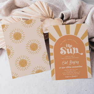 Here Comes The Sun Baby Shower Sun Baby Shower I Invitation