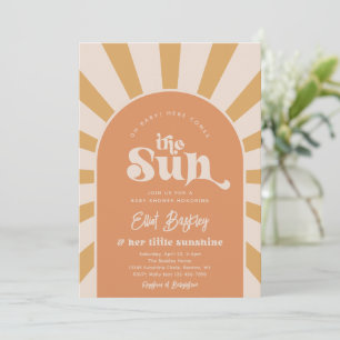 Here Comes The Sun Baby Shower Sun Baby Shower I Invitation