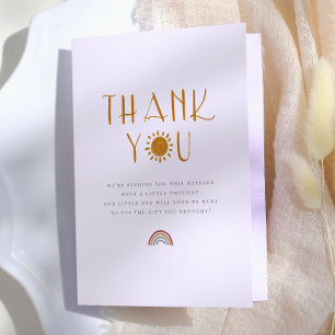 Here Comes The Sun   Baby Shower Thank You