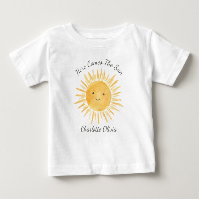 Here Comes The Sun Baby T-Shirt (Front)