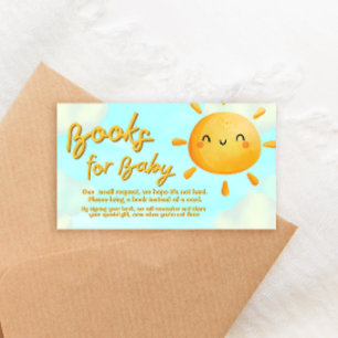 Here Comes the Sun - Books for Baby Enclosure Card