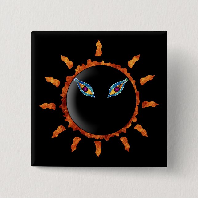 Here Comes The Sun Button (Front)