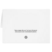 "here comes the sun" by Larry Coressel (Back Horizontal)