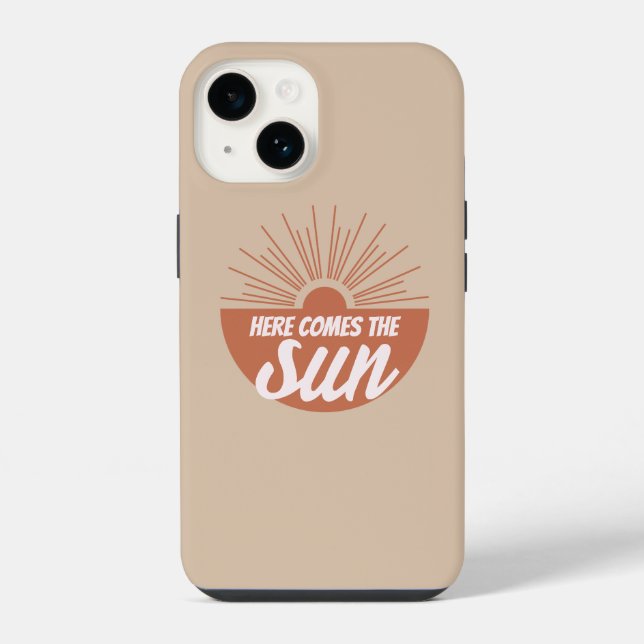Here comes the sun iphone case (Back)