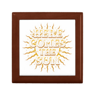 Here Comes The Sun Jewelry Gift Keepsake Box