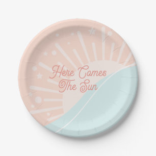 Here Comes The Sun Paper Plate