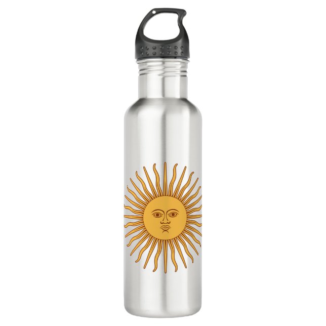Here Comes the Sun! Stainless Steel Water Bottle (Front)