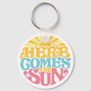 Here Comes The Sun (Summer Vibes Holiday) T-Shirt Keychain