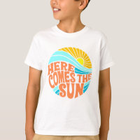 Here Comes the Sun Tee, Retro Style, Hippie Style