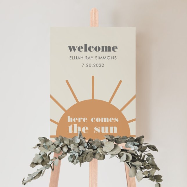 Here Comes the Sun Vintage Welcome Foam Board (Creator Uploaded)