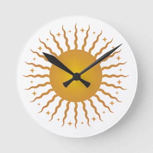 Here Comes The Sun Wall Clock