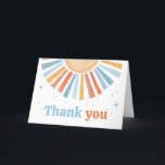Here Comes the Sunshine Baby Shower Thank You Card<br><div class="desc">Express your gratitude with Sunshine Baby Shower Thank You Card Printable,  a perfect way to share your heartfelt thanks. Adorned with adorable baby motifs this customizable card adds a touch of sweetness to your appreciation. Personalize to convey your thanks in the most charming and memorable way!

BS642</div>