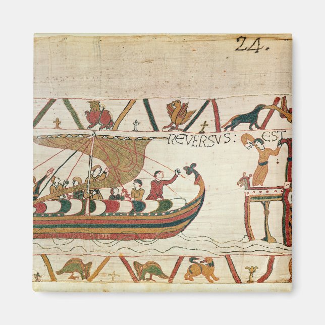 Here Earl Harold  returns to England Magnet (Front)