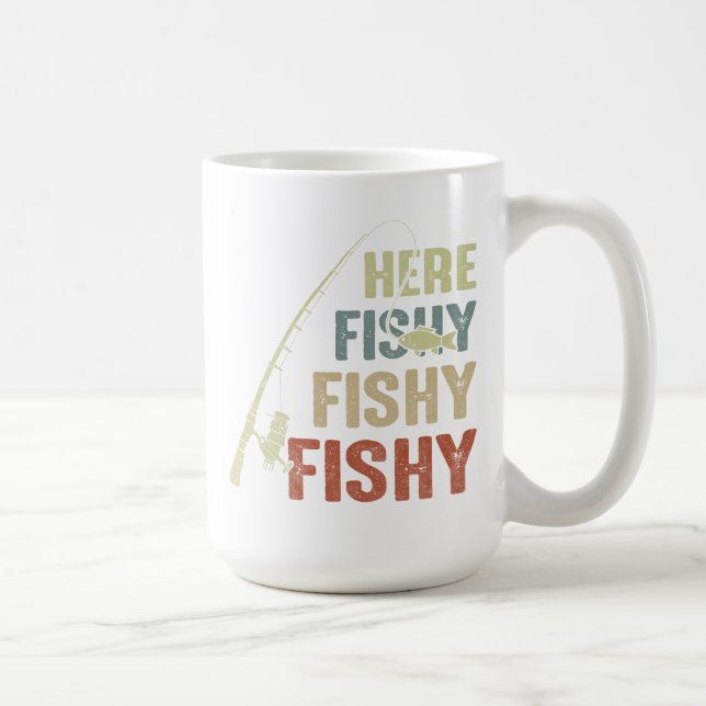 Here Fishy Fishy Fishy Mug (Right)