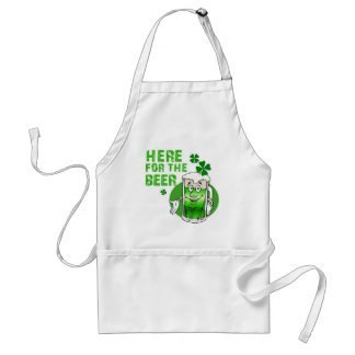 Here for the Beer Adult Apron