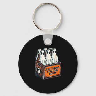 Here For The Boos Halloween 6 Pack Booze Ghost Bee Keychain