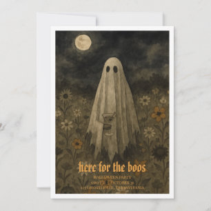 Here for the "Boos" Halloween Party Invitation