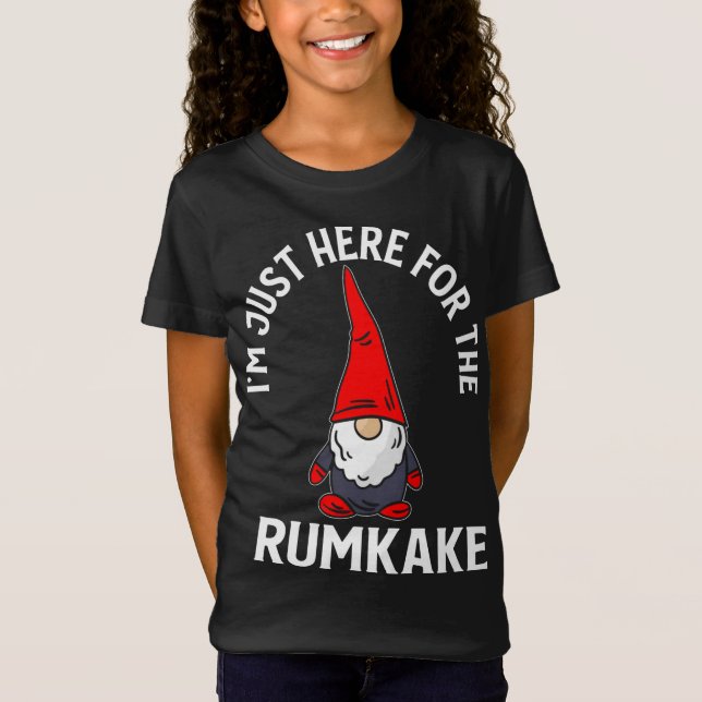 Here For The Krumkake Gnomes Christmas Day Novelty T-Shirt (Front)
