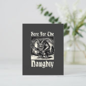 Here for the Naughty Krampus Spooky Xmas Devil (Standing Front)