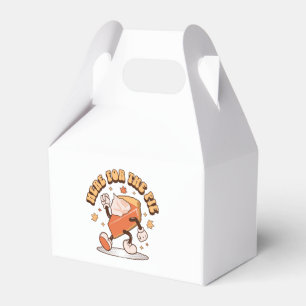 Here for the Pie - Funny Thanksgiving Pumpkin Pie Favor Boxes