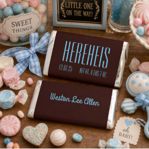 "Here He Is!" Vintage CANDY BARS ASSEMBLED! Hershey's Miniatures