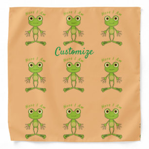 Here I am cute frog Thunder_Cove Bandana