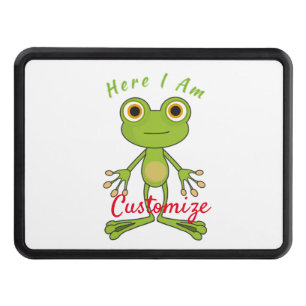 Here I am cute frog Thunder_Cove  Hitch Cover