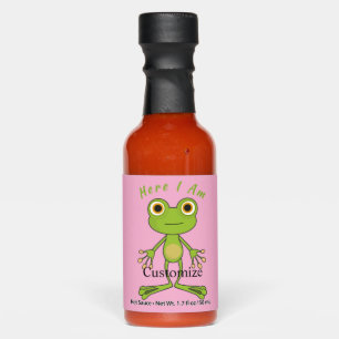 Here I am cute frog Thunder_Cove Hot Sauces