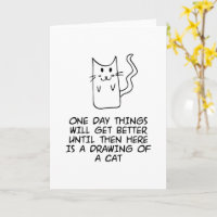 Here is the drawing of a cat