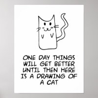 Here is the drawing of a cat