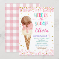 Here is the Scoops Cone Ice Cream Birthday Party