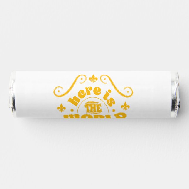 Here is the world breath savers® mints (Front)