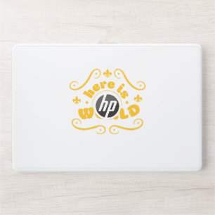 Here is the world HP laptop skin