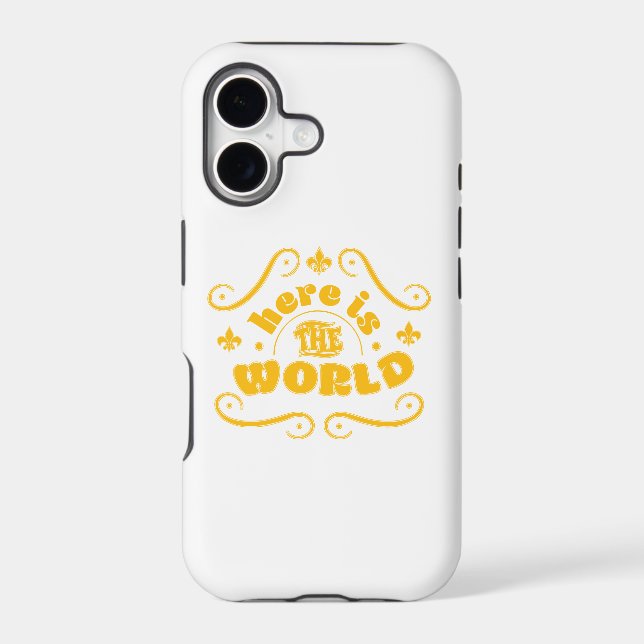 Here is the world iphone case (Back)