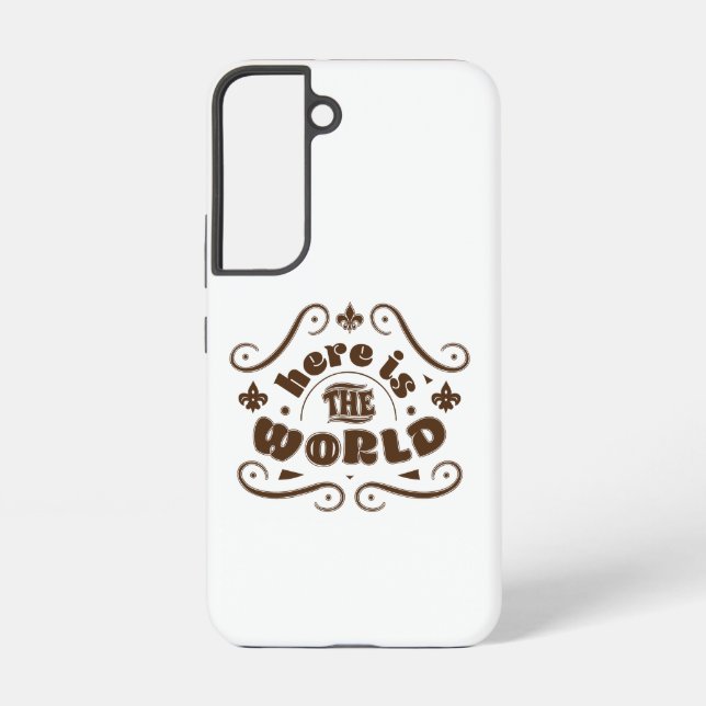 Here is the world samsung galaxy case (Back)