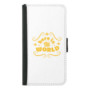 Here is the world samsung galaxy s5 wallet case