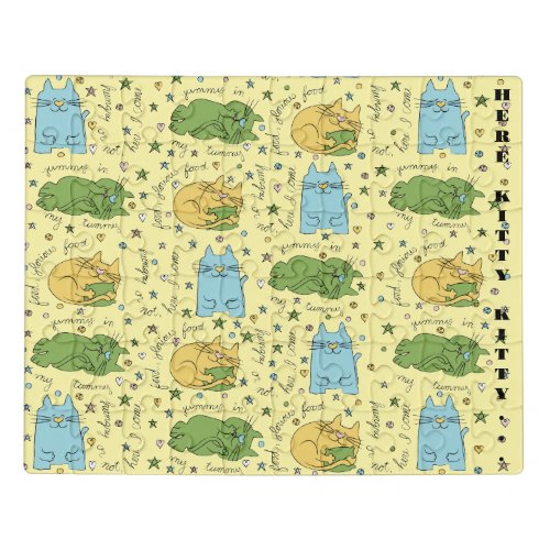 HERE KITTY JIGSAW PUZZLE