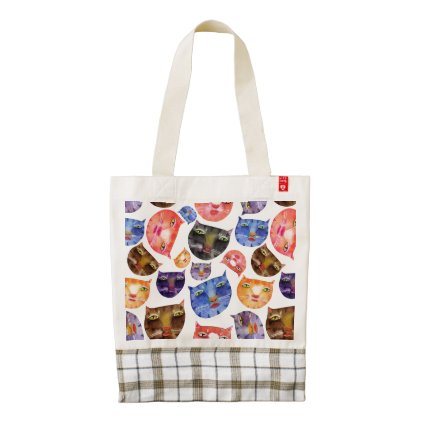 Here Kitty Kitty Custom Zazzle Heart Tote