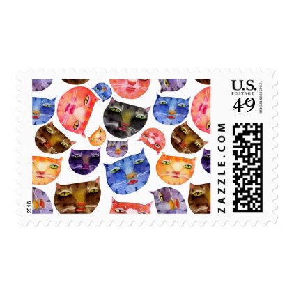 Here Kitty Kitty Postage Stamps