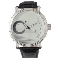 Here & Now / Zen Circle Enso Koi Brush Painting