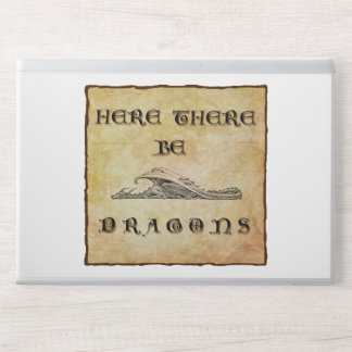 Here There Be Dragons  HP Laptop Skin
