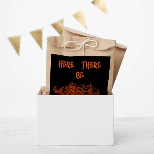 Here There Be Witches Favor Bag