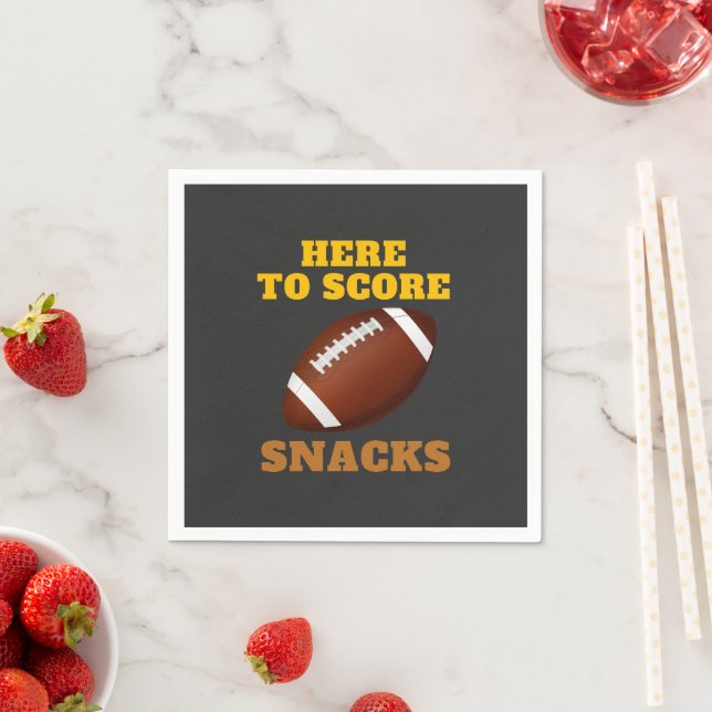 Here To Score Snacks Napkins (Insitu)