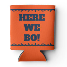 Here We Bo! Football Fan Game Day Can Cooler