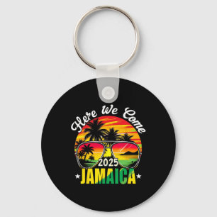 Here We Come Jamaica 2025 Family Vacation Travel M Keychain